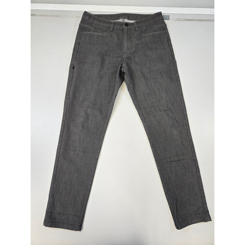 BYLT Premium Basics Everyday Pant 2.0 Mens 31 Charcoal Grey Slim Stretch Chino
